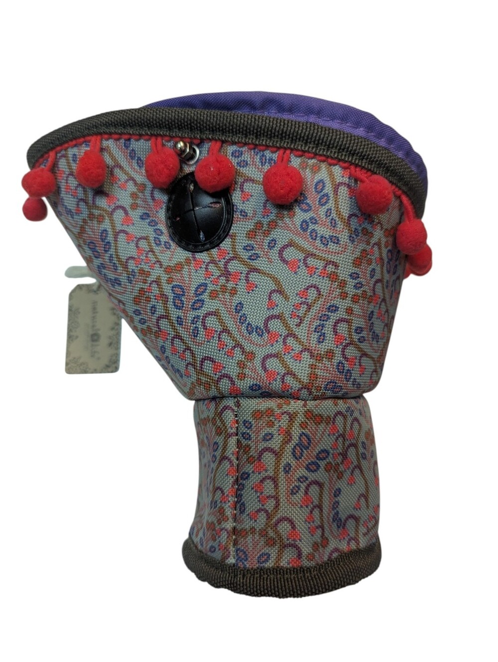 NATURAL LIFE Car Cup Holder Organizer Vintage Patchwork Pattern